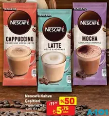 NESCAFE KAHVE ÇEŞİTLERİ
